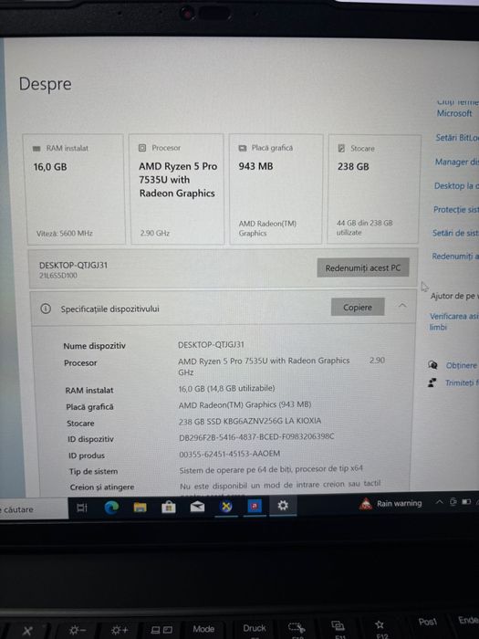 Laptop Lenovo L14 gen 5 model 2025.!