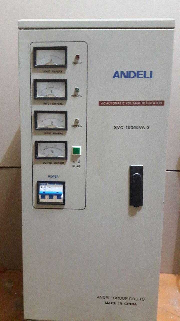 Стабилизатор 3-фазный 10кВА ANDELI SVC-10000VA-3