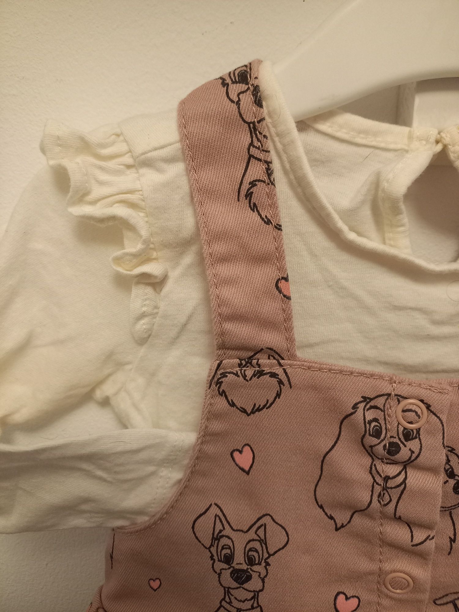 Set rochita sarafan si bluza fetite 3-6 luni 68