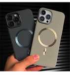 Iphone 16 PRO MAX PLUS Husa Magsafe Slim Plastic Albastra/Neagra/Gri