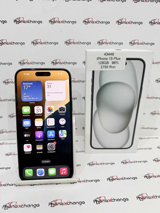 iPhone 15 Plus Black Neverlocked 128GB