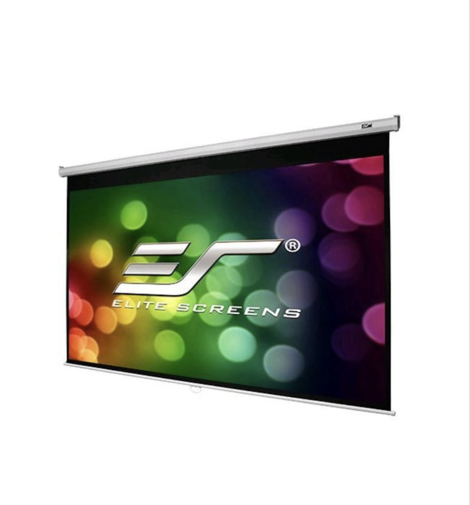 Проекторен екран 150" Elite Screens Manual M150XWH2, 332.0 х 186.7см