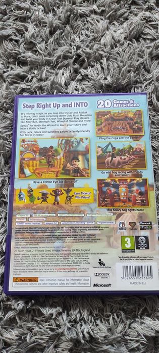 Transport curier 16lei Joc/jocuri Kinect Carnival Action! Xbox360