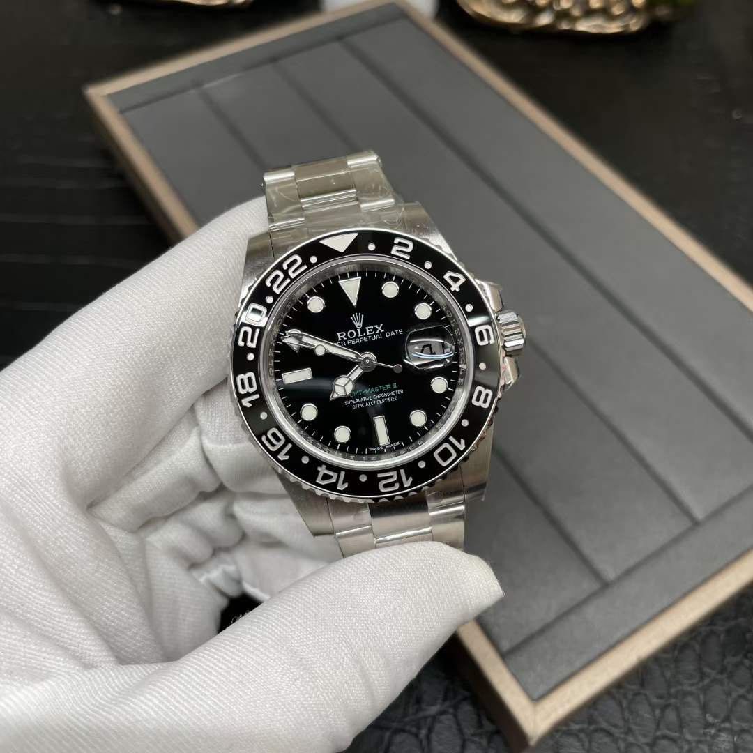 Rolex Gmt-Master II Silver Swiss