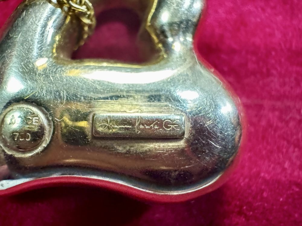 GUCCI златно 18 карата сърце