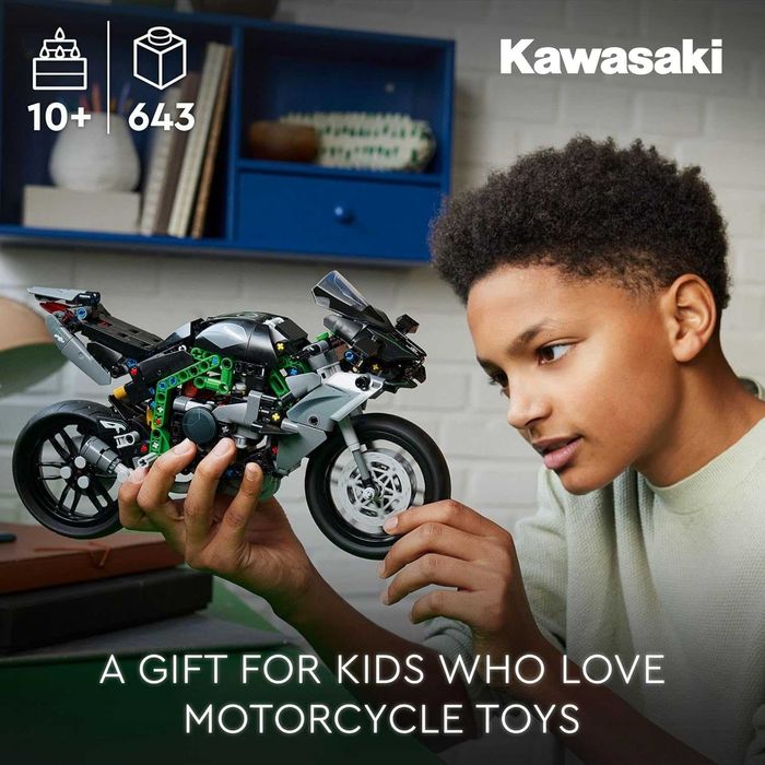 CURAND TIP lego technic: Motocicleta Kawasaki Ninja H2R 42170
