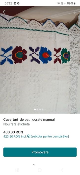 Urgent cuverturi de pat două bucăți, țesătură în război
