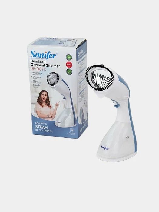 Отпариватель ручной Sonifer SF-9076, 2в1, нержавеющая сталь