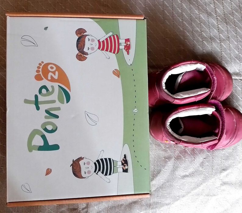 Детски кожени боти за момиче Ponte, 22 номер