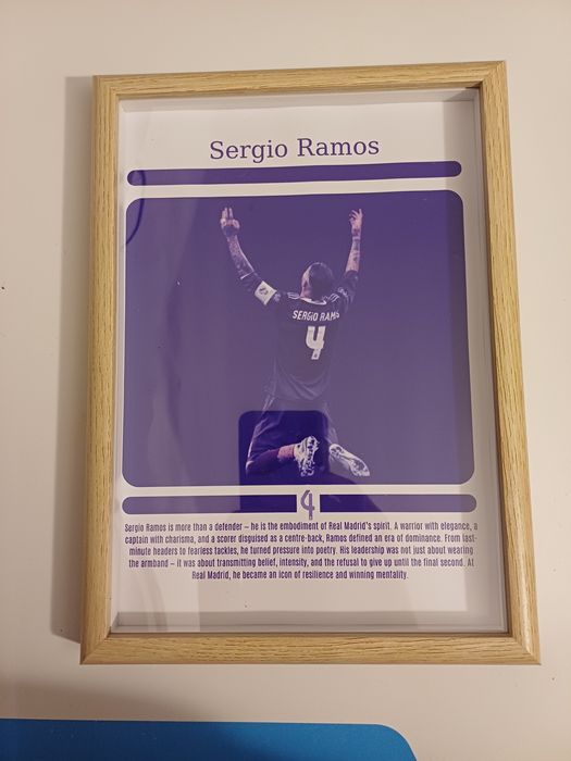 Tablou Sergio Ramos personalizat