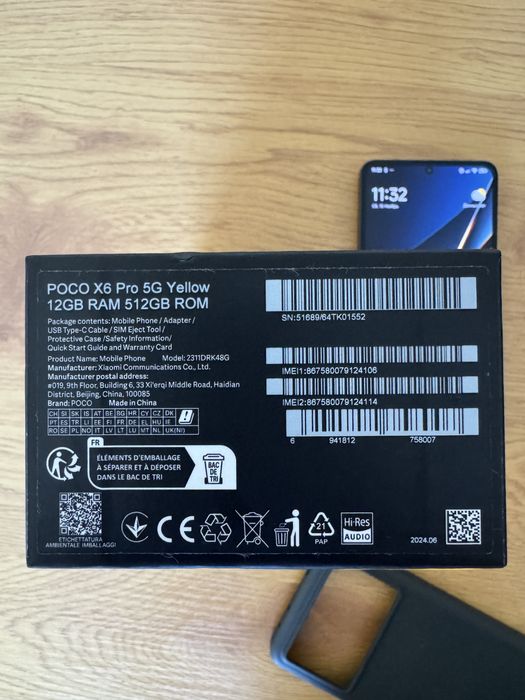 Продавам Poco X6 Pro – MAX версия (12GB RAM / 512GB ROM)