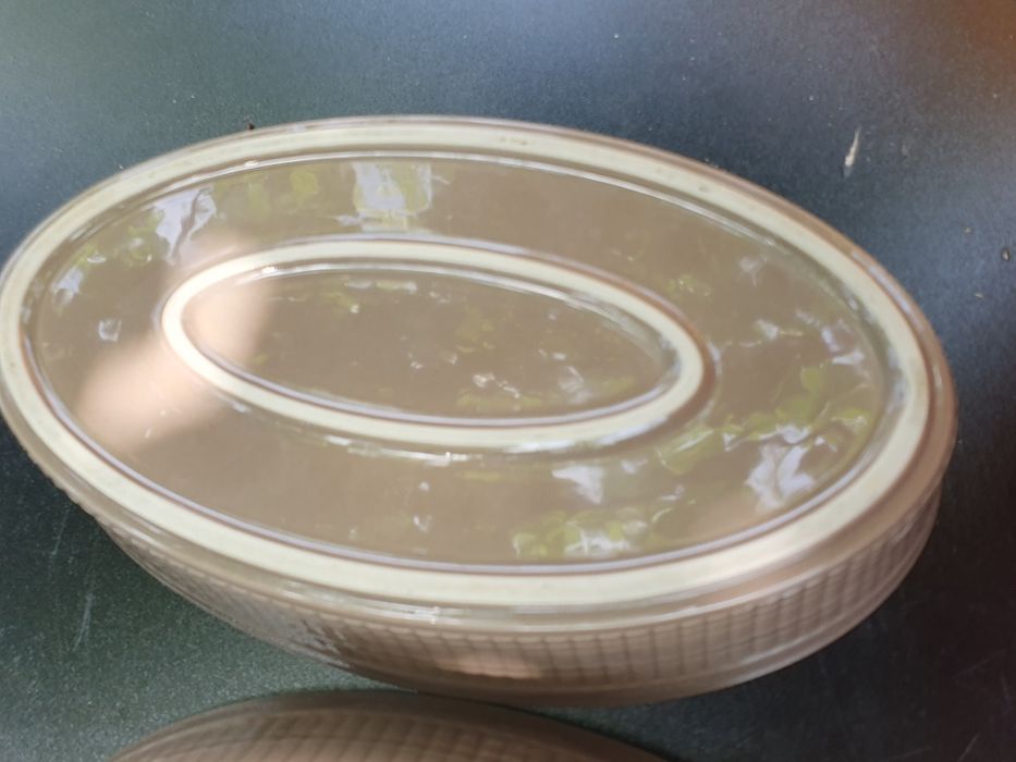 Set 2 vase ceramice ovale pentru cuptor – 25x15x6 cm – stare excelentă