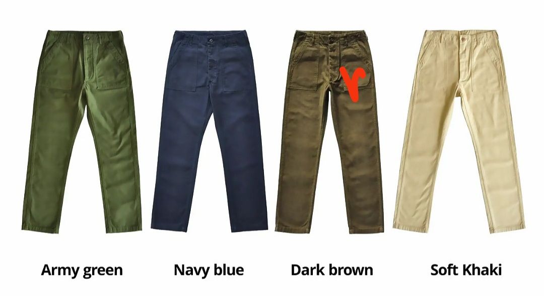 Обалденные штаны в стиле "милитари", времён войны во Вьетнаме.