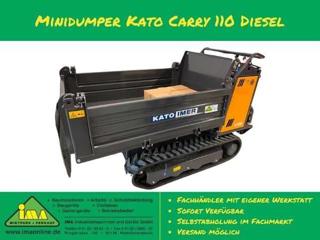 Mini-Dumper autobasculanta Kato Carry 110 NOU