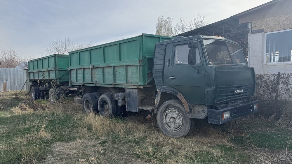 Камаз с прицепом