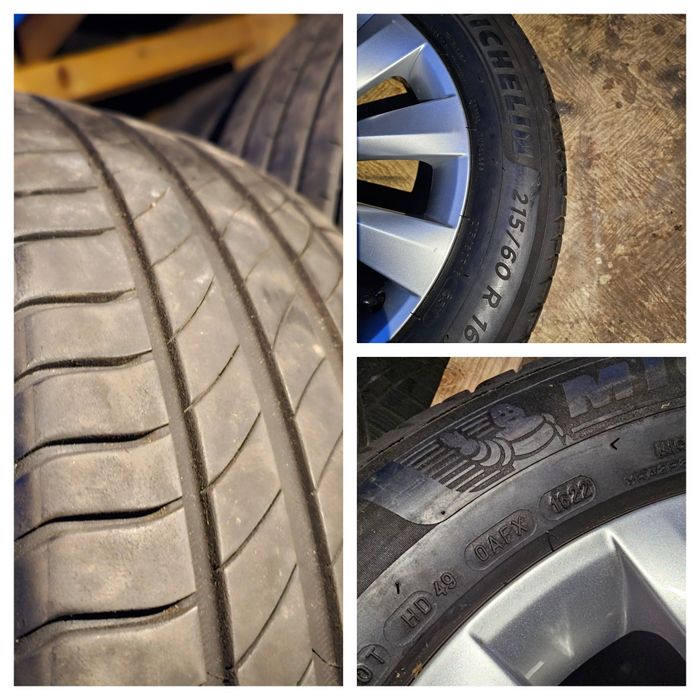 Jante aliaj 16" Skoda/Volkswagen/Seat/Audi 5×112 cu anvelope 215/60/16