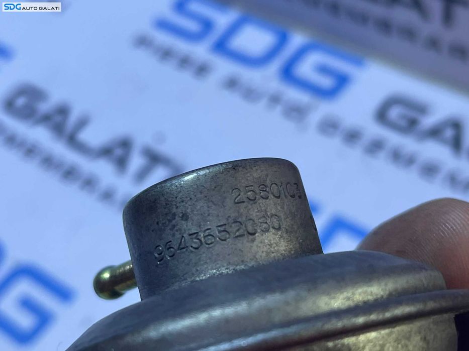 Supapa Valva EGR Peugeot 806 2.0 HDI 2002 - 2008 Cod 9643652080