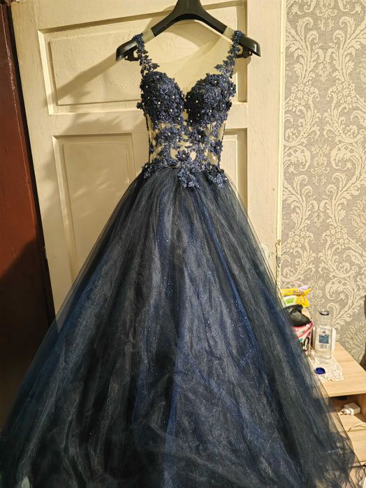 Дълга бална рокля размер М