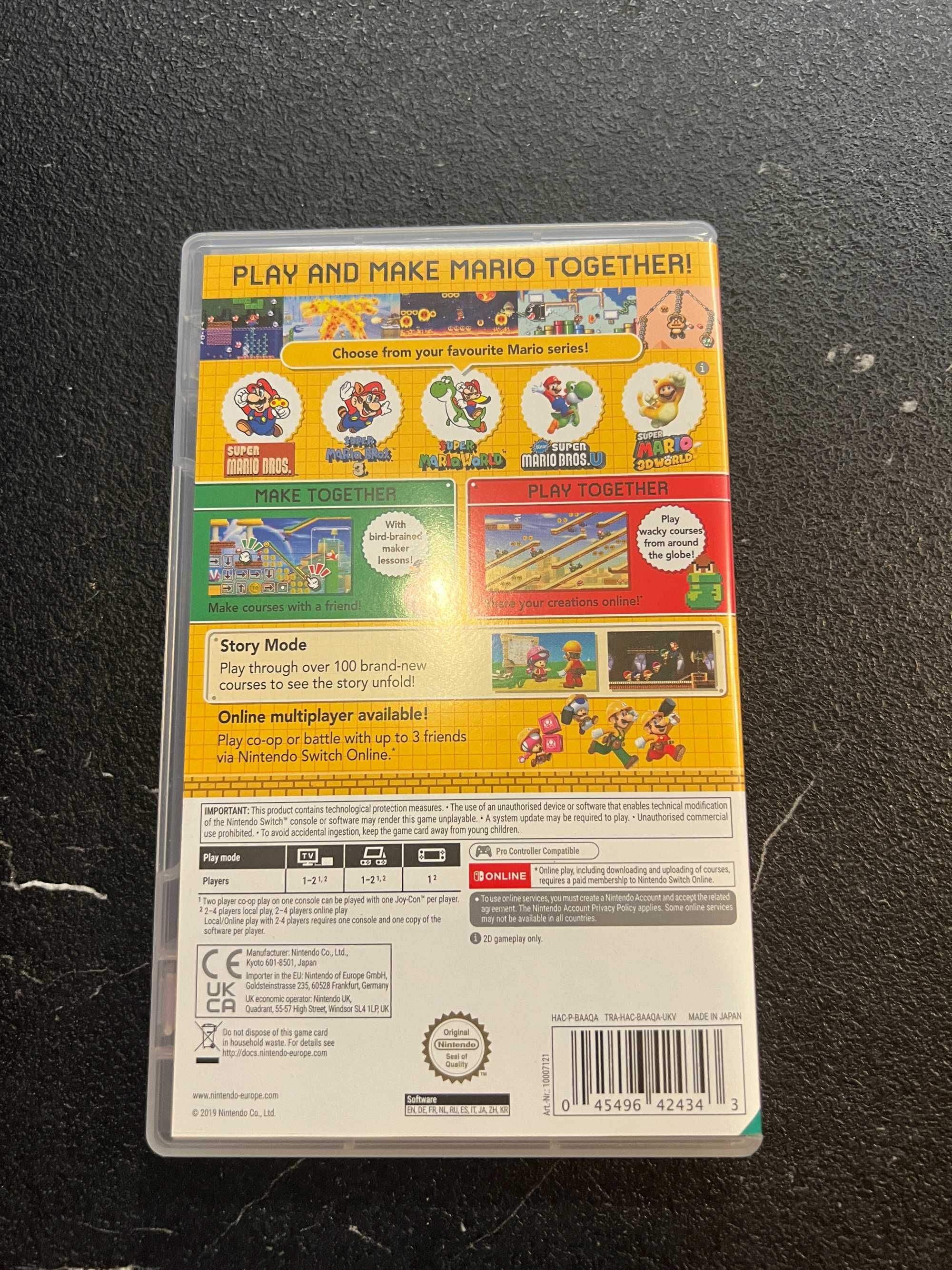 Игра за Nintendo Switch - Mario Maker 2