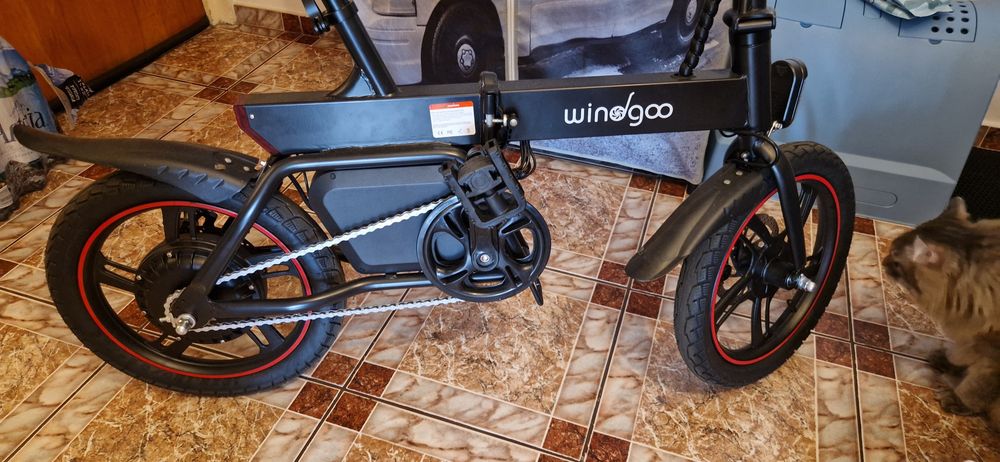 Bicicleta electrica pliabila