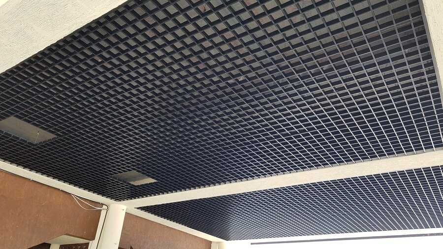 Подвесной грильято, грилято, грилята потолок