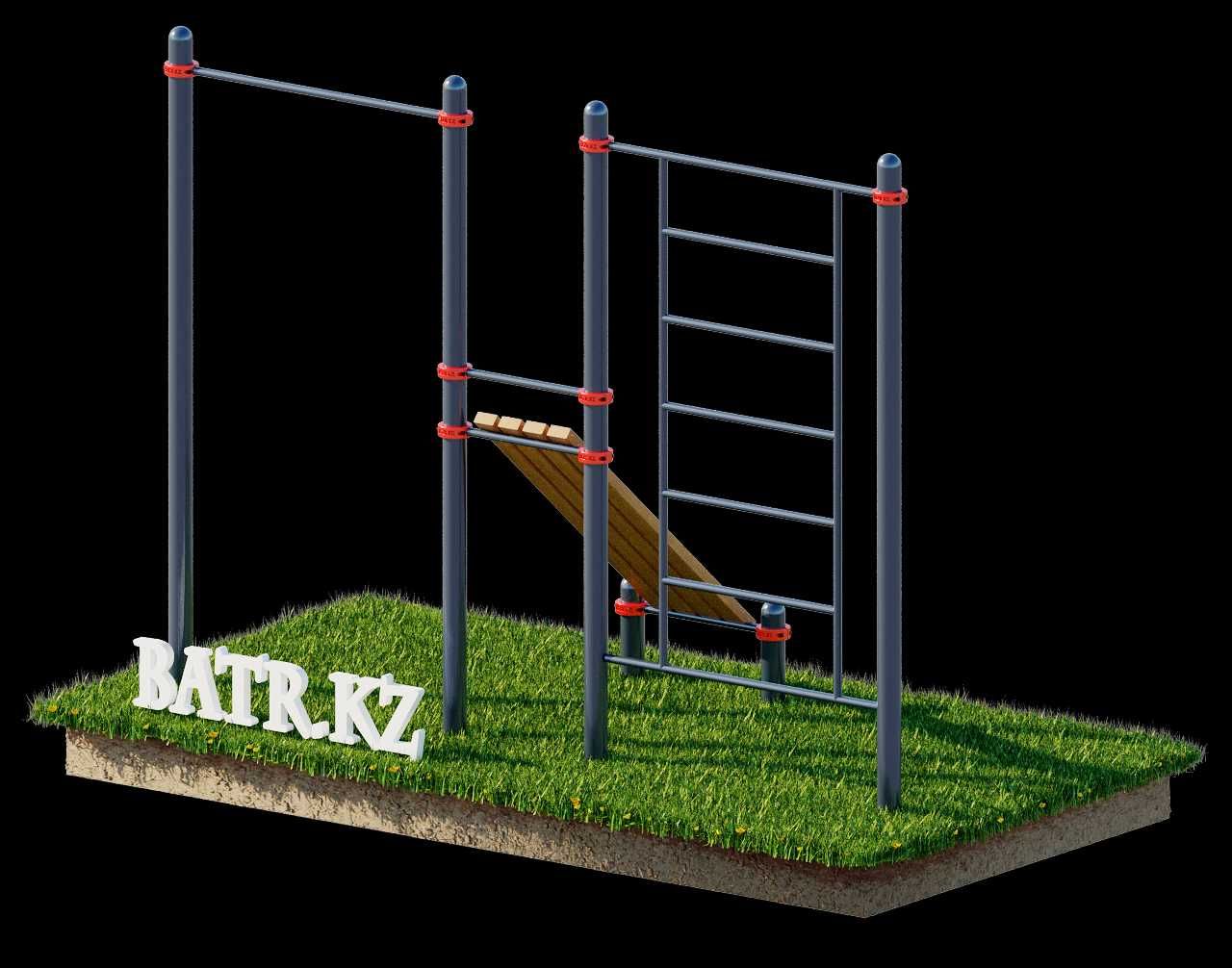 Воркаут BS-7 от завода BATR.KZ! Турник, Шведская стенка, Тренажеры!