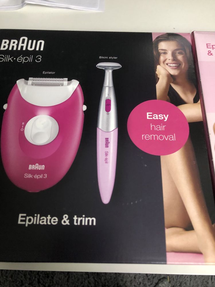 Epilator plus me tuns corp set nou Braun