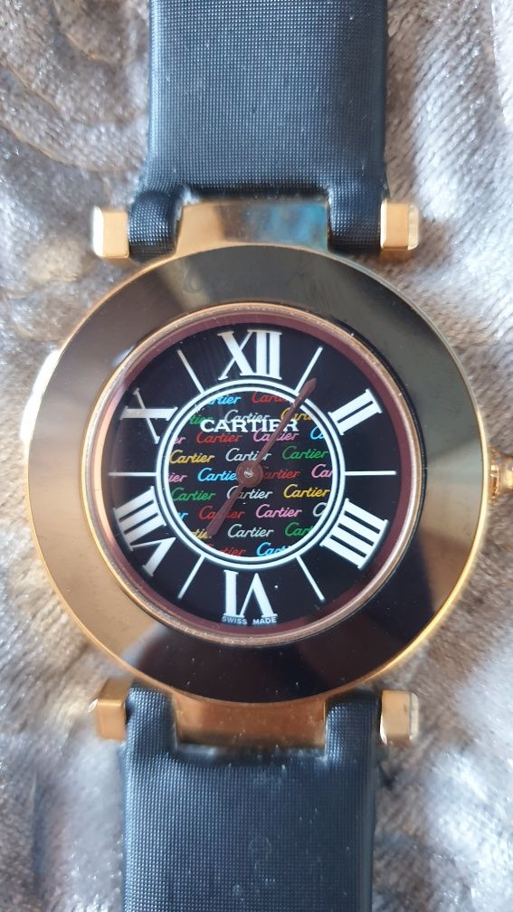 Часы cartier argent plaque org
