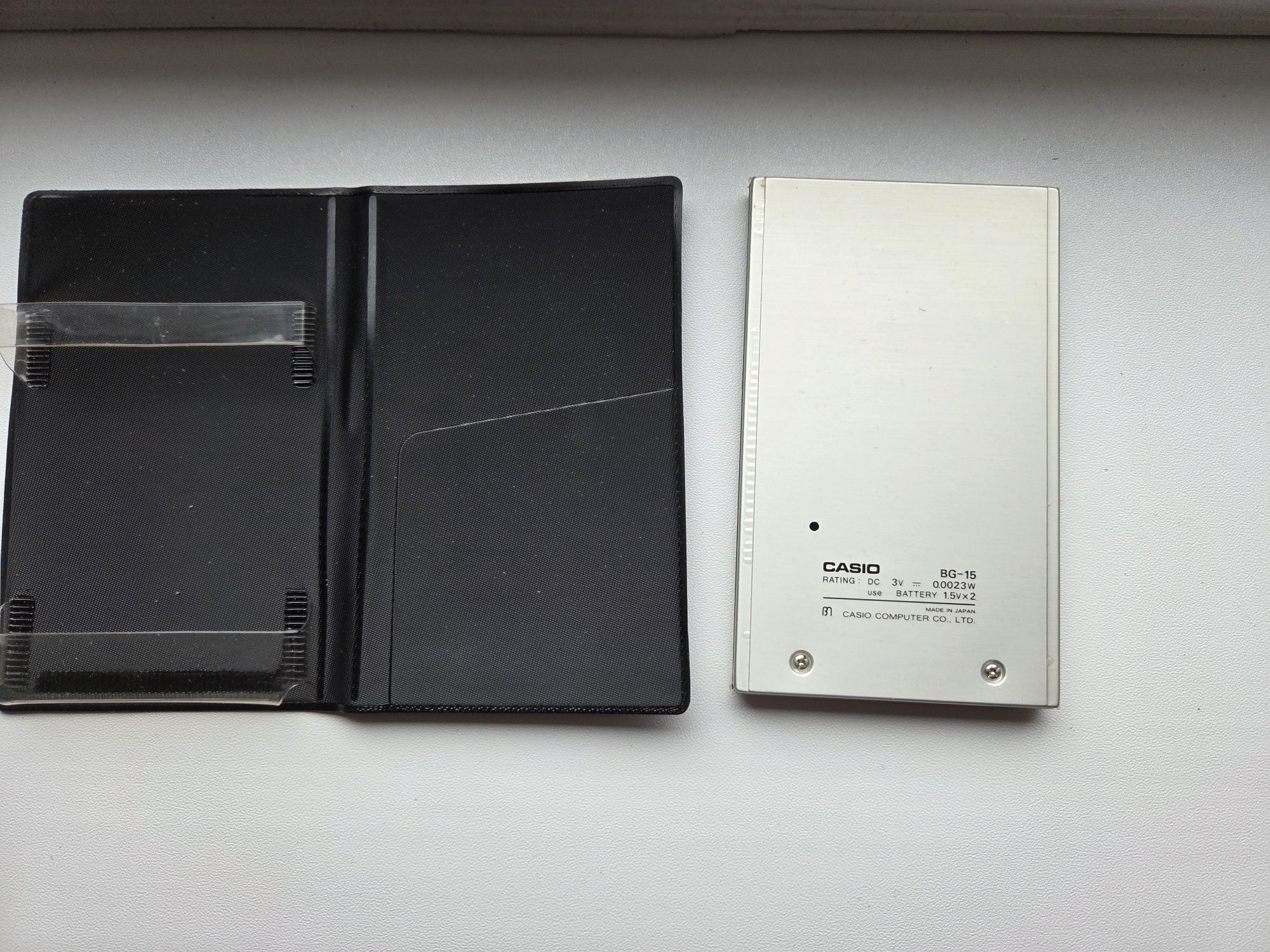 Calculator CASIO BG-15 (cu joc de box) 1981