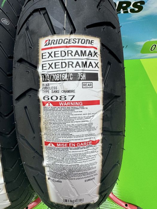 Set Anvelope Moto 130 90 17 si 170 70 16 Bridgestone Exedra Max 2024