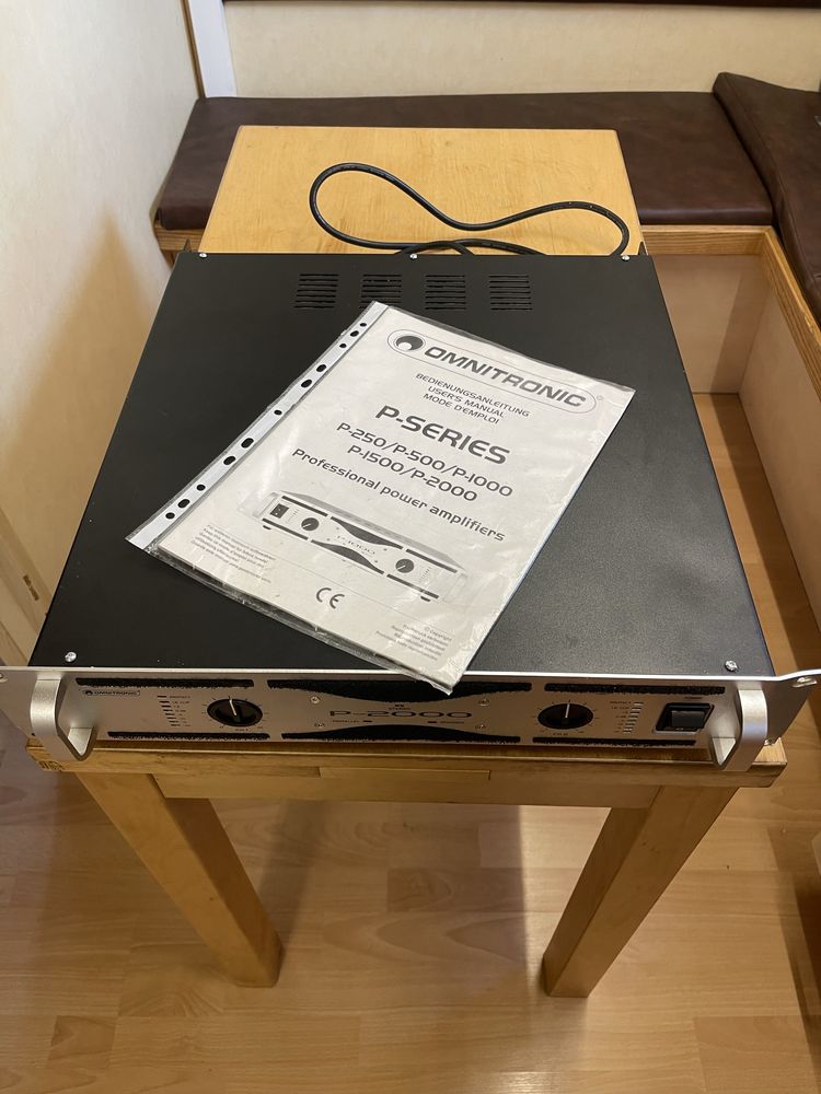 Крайно стапало Omnitronic P-2000