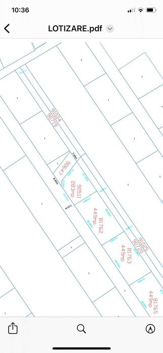 TEREN INTRAVILAN DE VANZARE (2,5 PARCELE) pentru constructie casa