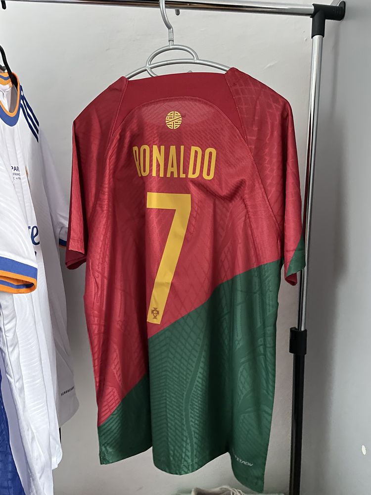 Tricou de fotbal Ronaldo Portugal world cup home