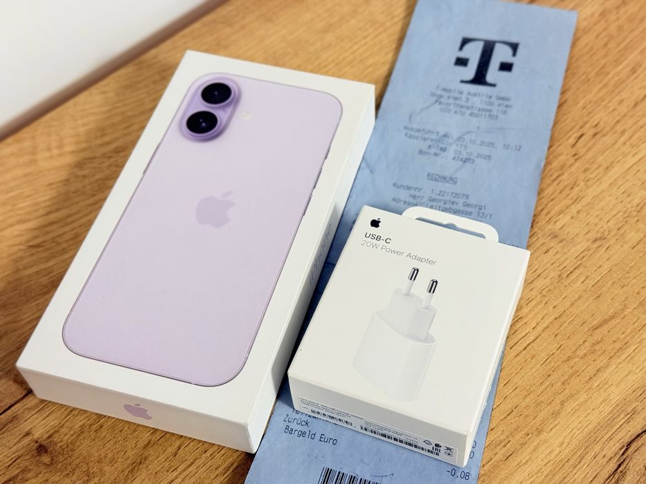 iPhone 17 Lavender чисто нов ЗАПЕЧАТАН!!!