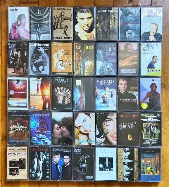 Lot casete orig: Pink Floyd, Doors, Thalia, Enigma, Dylan, Vangelis..
