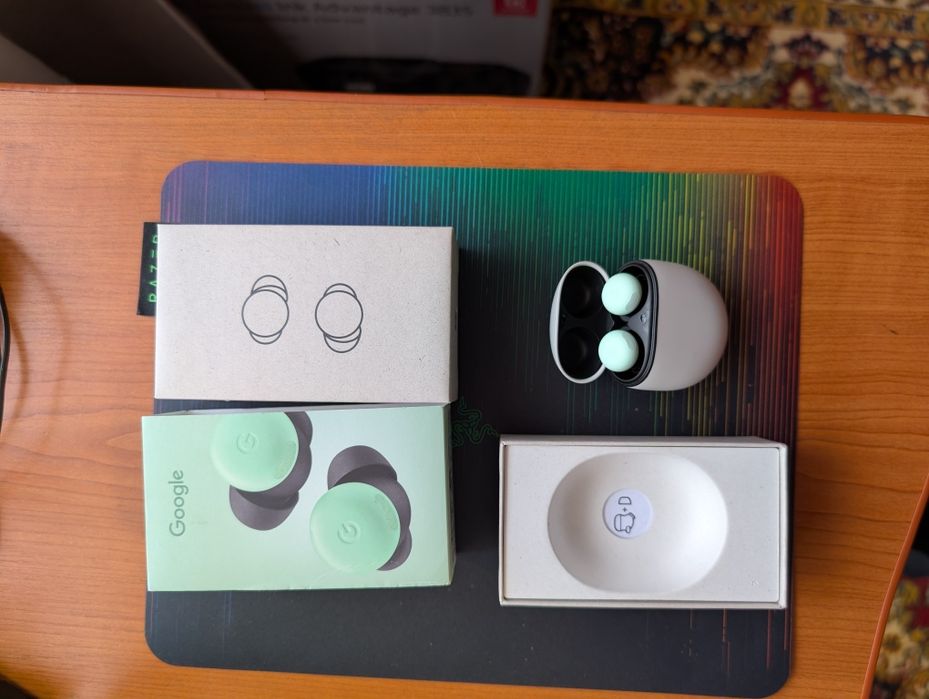 Vând căști audio in-ear Google Pixel Buds Pro 2 wintergreen.Cutia doa