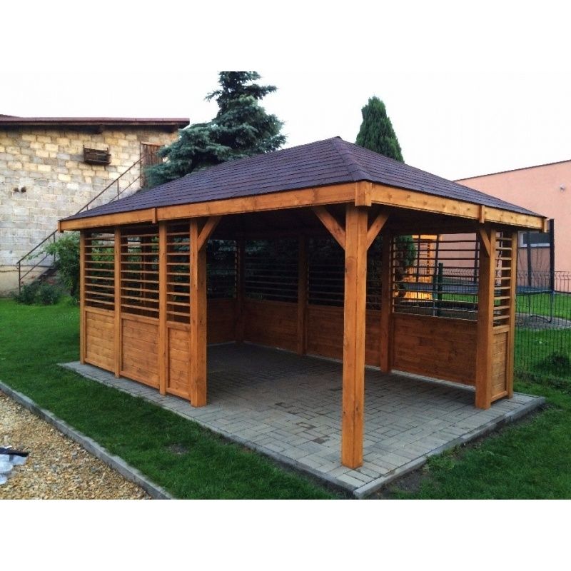 Executăm foisor din lemn terase