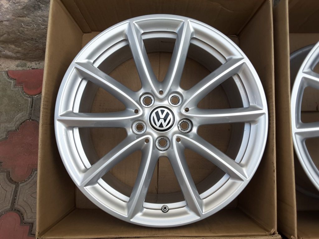 jante aliaj 17;5x112;originale Vw Passat b6,b7,Touran,Golf 5,6,7,jetta