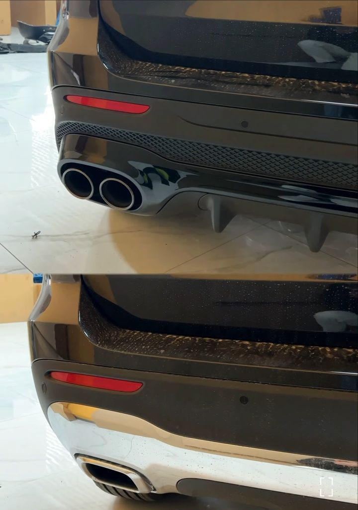 X247 GLB35 GLB45 AMG пакет предна броня решетка джанти дифузьор