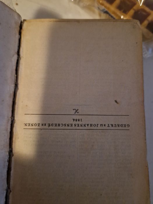 Biblie olandeză veche din 1884 cu inchizatoare din argint vechi