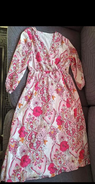 Rochie lunga roz