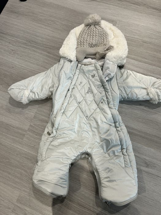 Теплый щимний комбинезон-конверт
