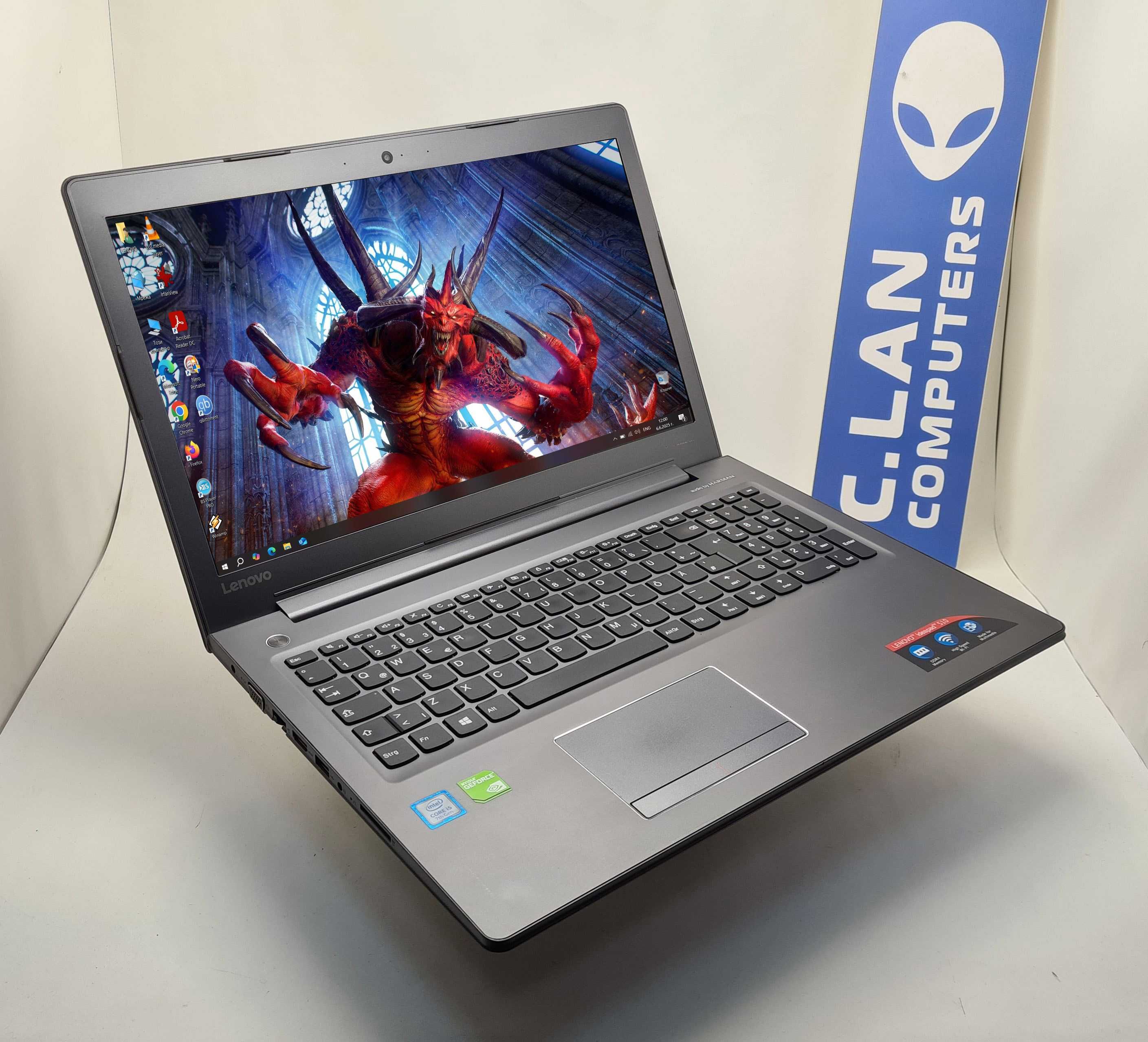 Lenovo IdeaPad 510-15IKB  i5 7200U/8GB/250SSD/500HDD/MX940-2GB/FHD
