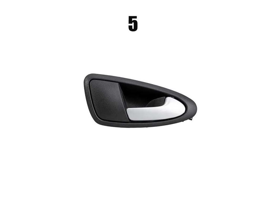 Вътрешна Дръжка за врата за Seat Ibiza 6J (Матиран хром сив , Хром )