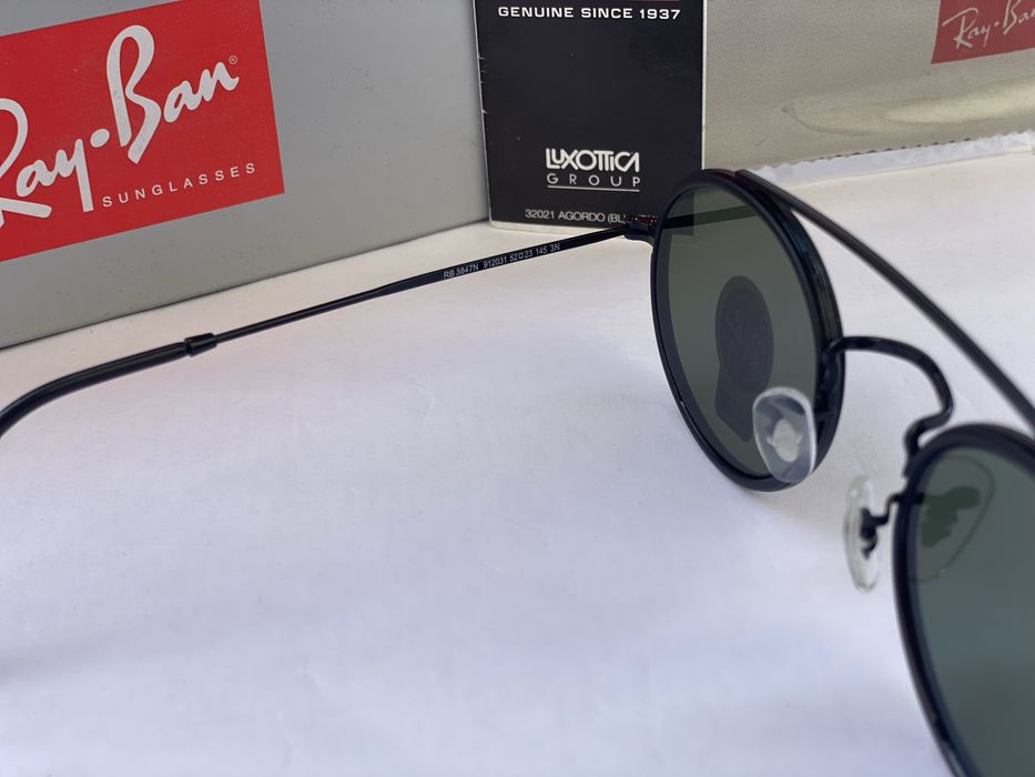 Ochelari de soare RAY BAN 3847 Round Double Bridge Noi