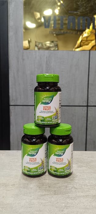 Nature's Way vitex fruit 400mg per serving 100 vegan capsules