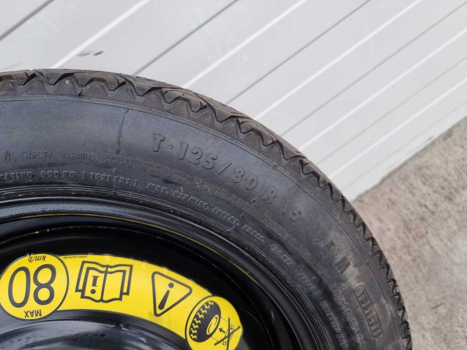 Rezerva Slim/Ingusta 4x108 R15 FORD B-Max,Fiesta,EcoSport,Focus,Fusion