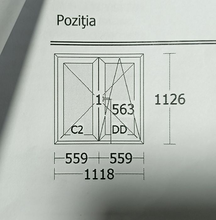 Vand geam 1126*1118 mm
Profil Gealan,nu se potriveste pentru mine
Pret