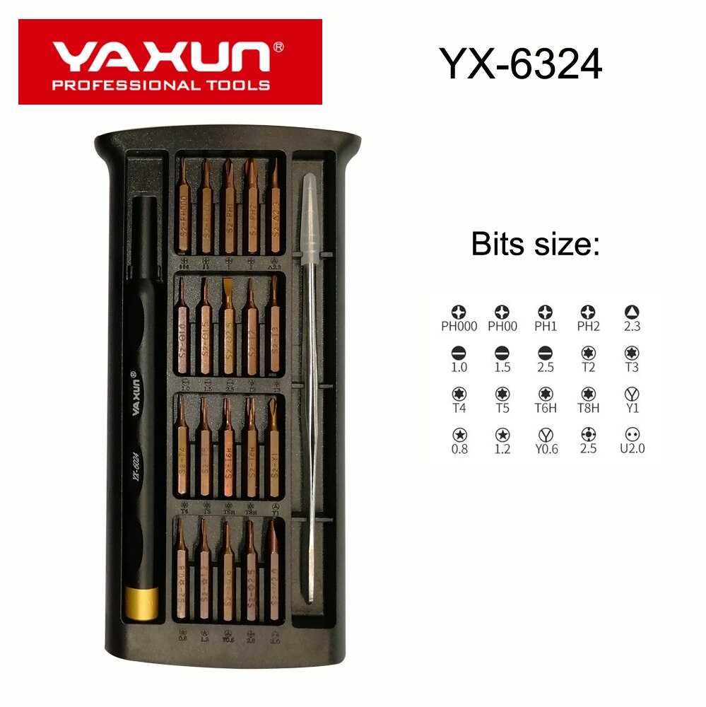 Набор прецизионных отверток с битами Yaxun YX-6324 (22 в 1)