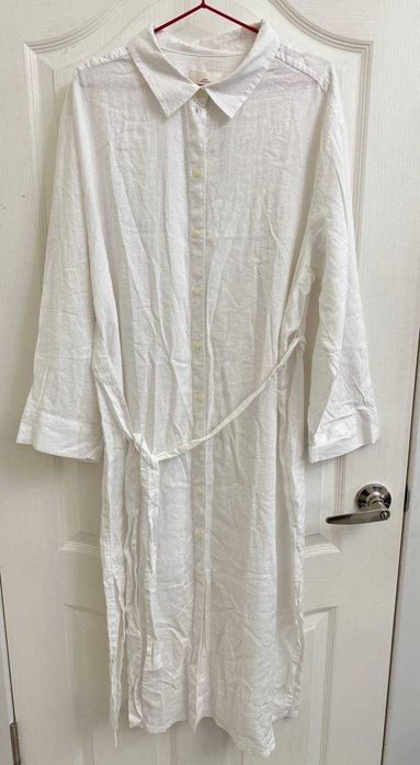 Новые платья H&M, лен/хлопок, размер L (50/56) / XL(54/60)